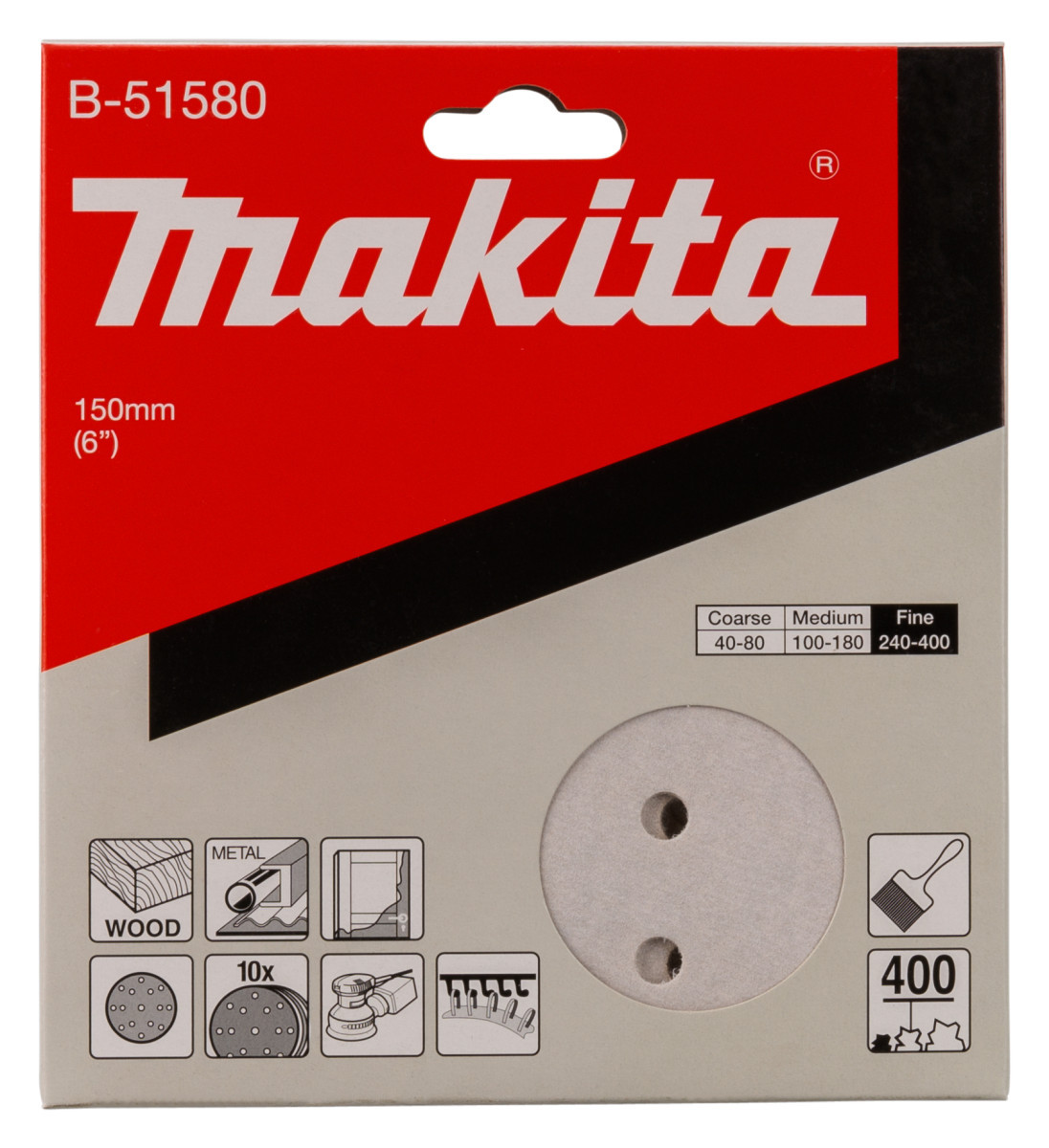 Makita Schuurschijf 150MM a400 velcro