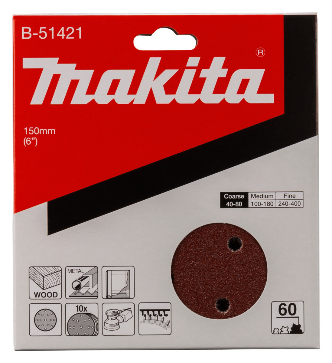 Makita Schuurschijf 150MM a60 velcro