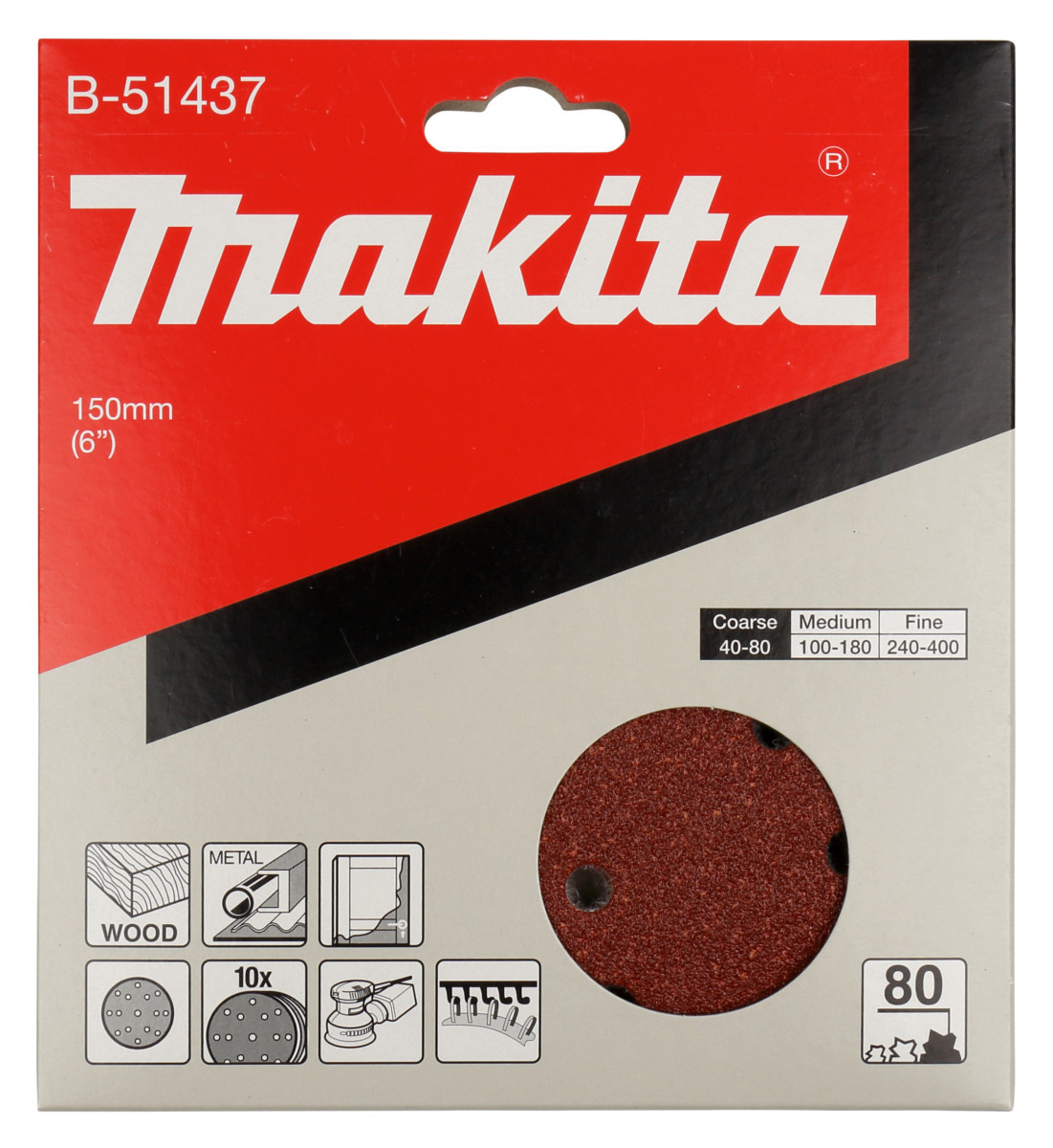 Makita Schuurschijf 150MM a80 velcro