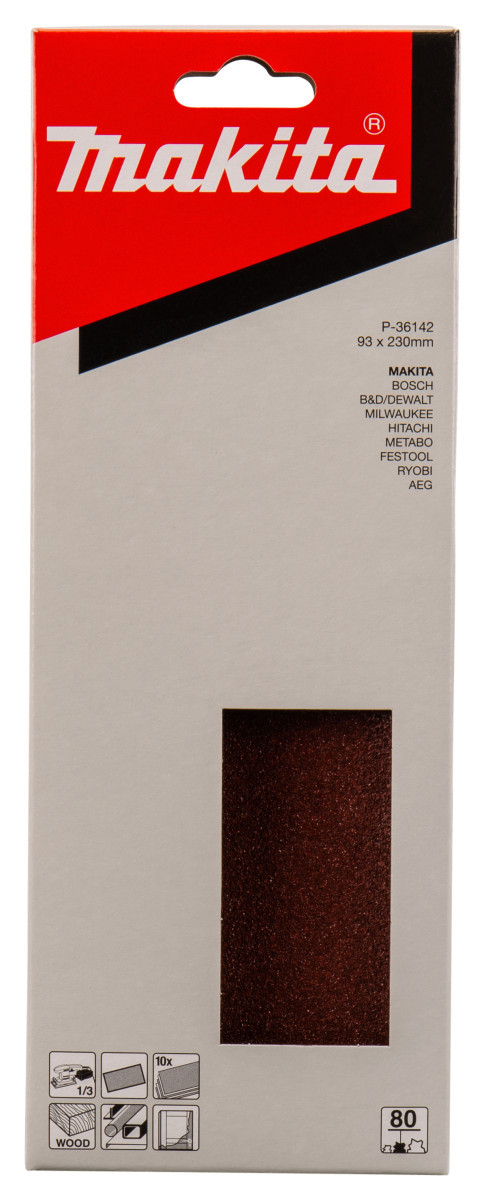Makita Schuurvel 93x230mm a80