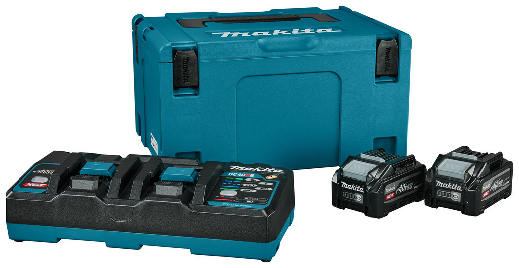 Makita Startset XGT DC40RB / 2X BL4040F