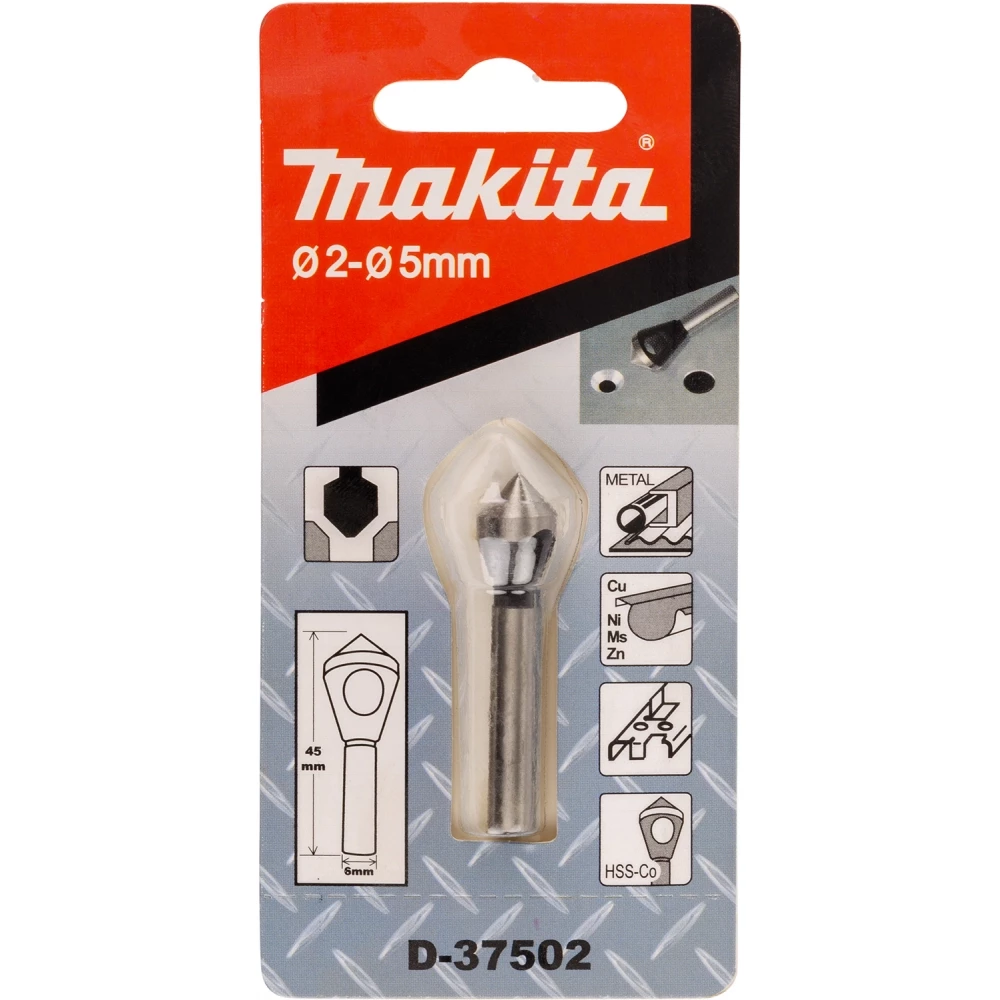 Makita Verzinkboor 2-5x45mm