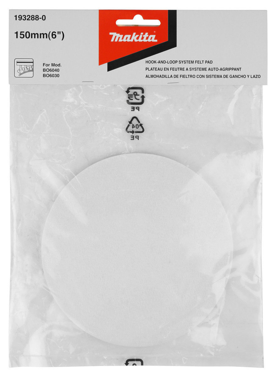 Makita Viltschijf 150MM