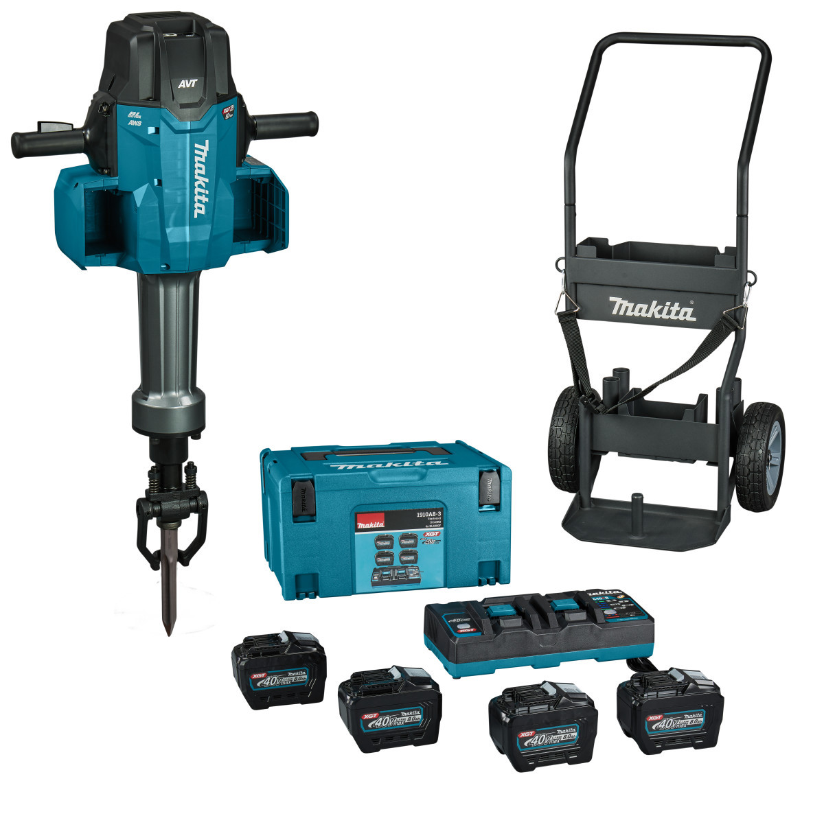 Makita XGT 2x40 V breekhamer 72J