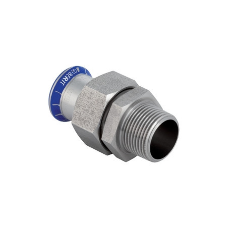 Mapress RVS 316 sil.vrij 3-D kopp. M/bu RVS wartel 18-R1/2"