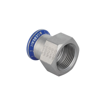 Mapress RVS 316 siliconevrij schroefbus M/bi 42-RP1.1/4"