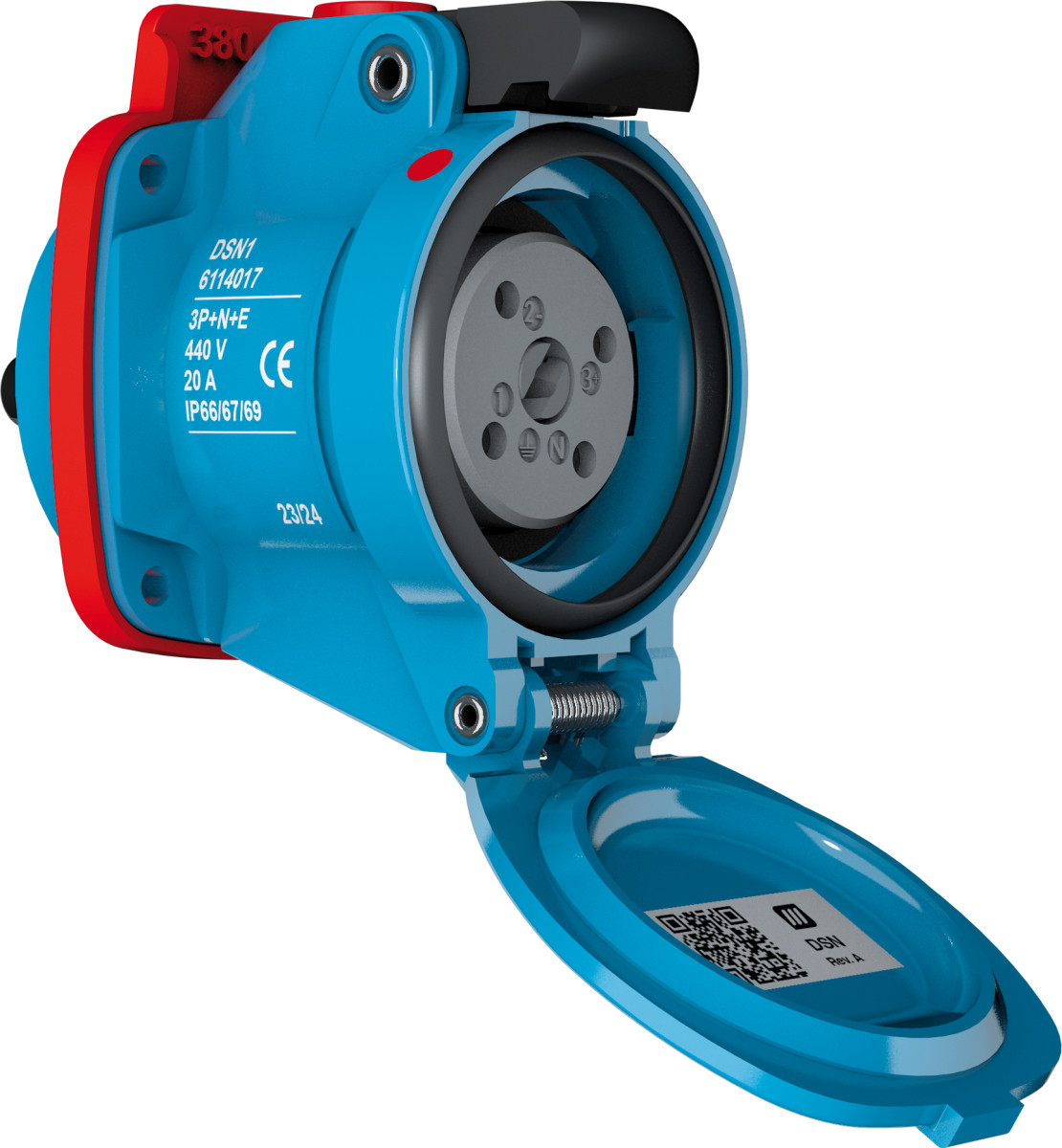 Marechal DECONTACTOR DSN1 CONTACTDOOS Decontactor DSN1 contactdoos size.1 3p+a 20a 230V ac