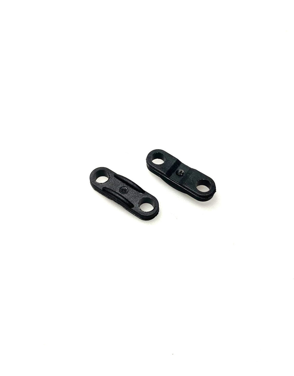 Martin Kaiser Trekontlasting 16mm MK Beugel V trekontlasting 16MM, schroefgaten 4,5 MM, kunststof zwart