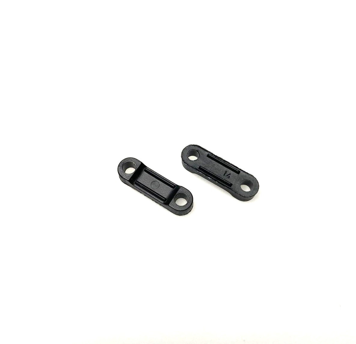 Martin Kaiser Trekontlasting 18,5mm MK Beugel V trekontlasting 18,5MM, schroefgaten 3,8MM, kunststof zwart