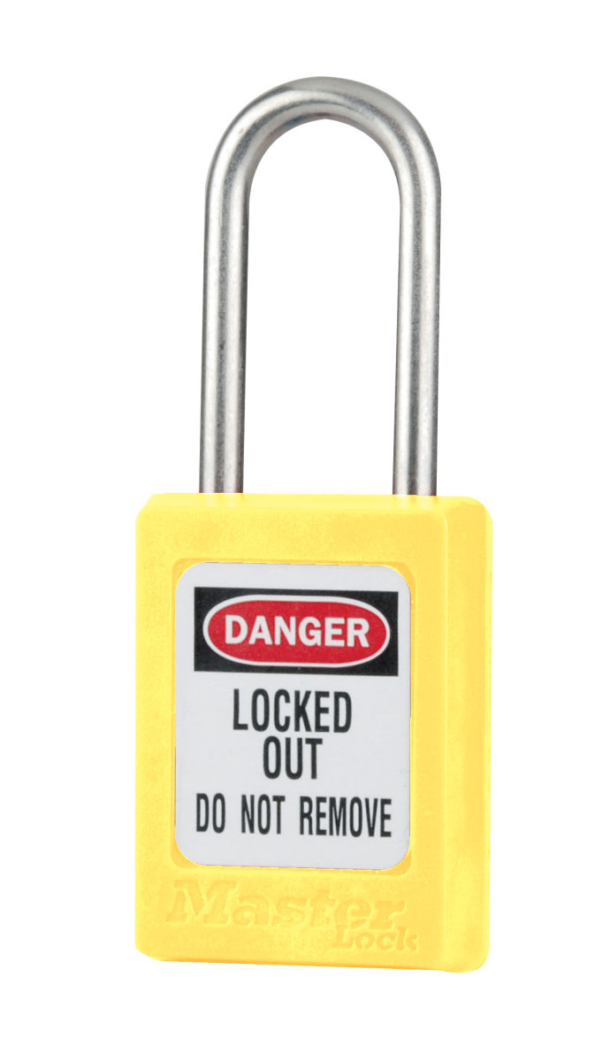 Masterlock Hangsloten - hangslot - stalen beugel - KD - geel -