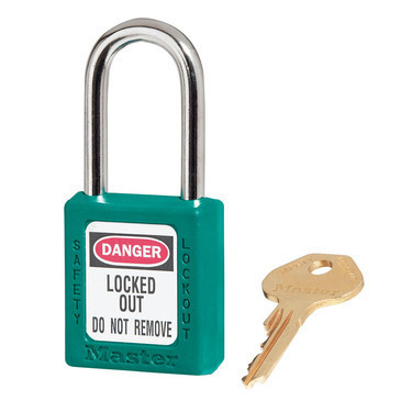 Masterlock Lockout Tagout Hangsloten - hangslot - stalen beugel - KD - aqua -