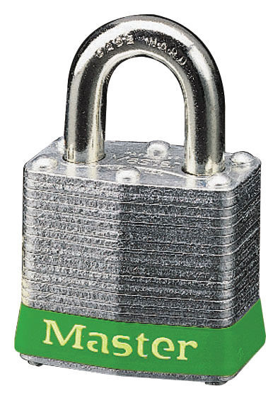 Masterlock Lockout Tagout Hangsloten - hangslot - stalen beugel - KD - groen -