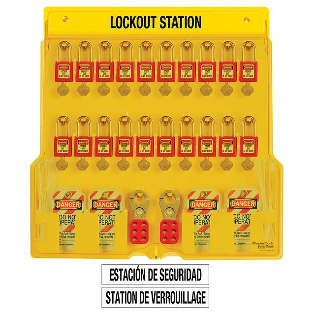Masterlock Lockout Tagout Hangsloten - hangslot stations - groot assortiment -