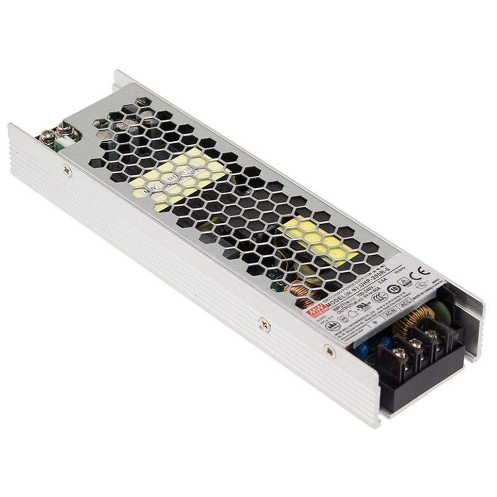 Mean Well ac-DC voeding uit: 12VDC at 16,7a