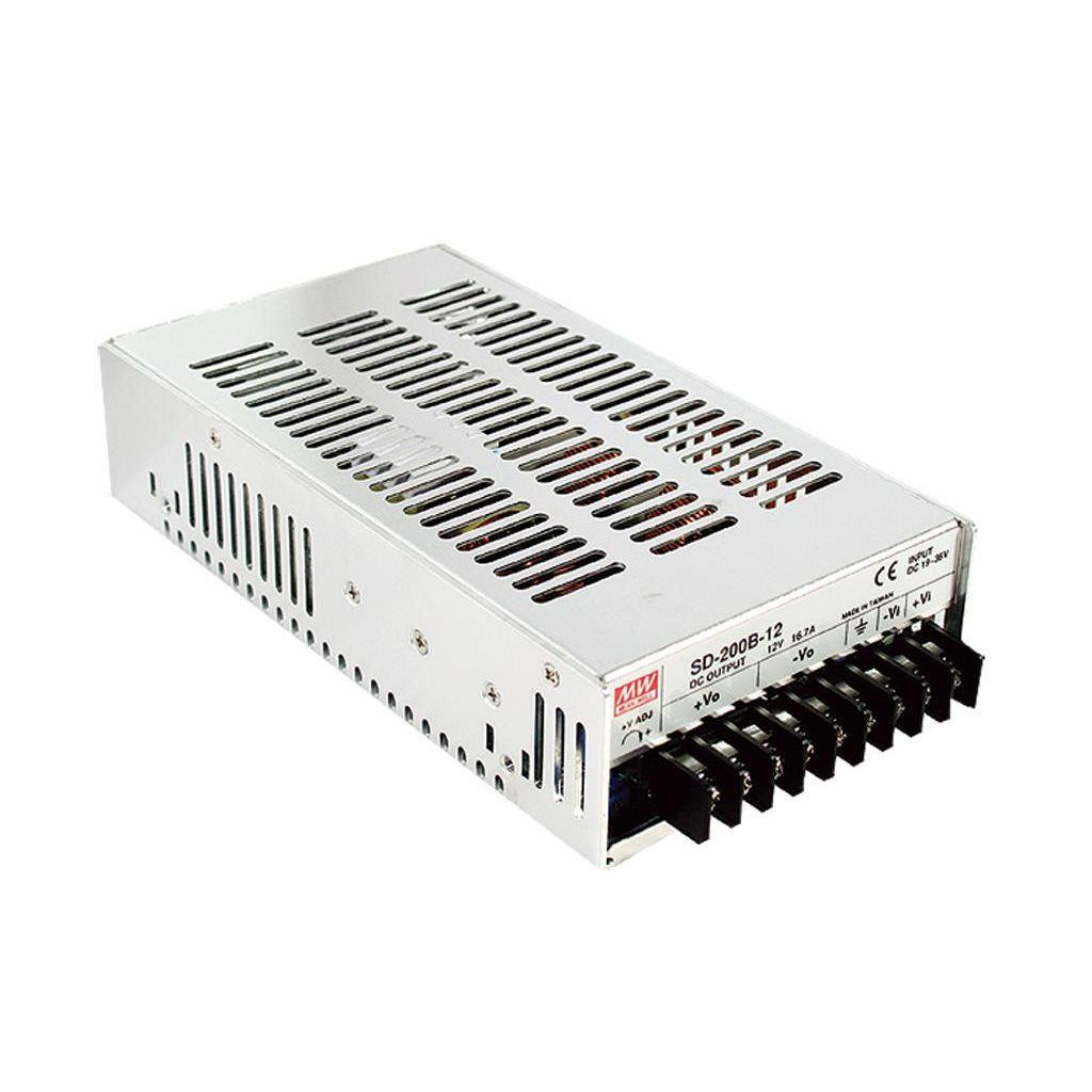 Mean well SD-200 DC-DC enclosed conv 200W 19-36VDC 48V