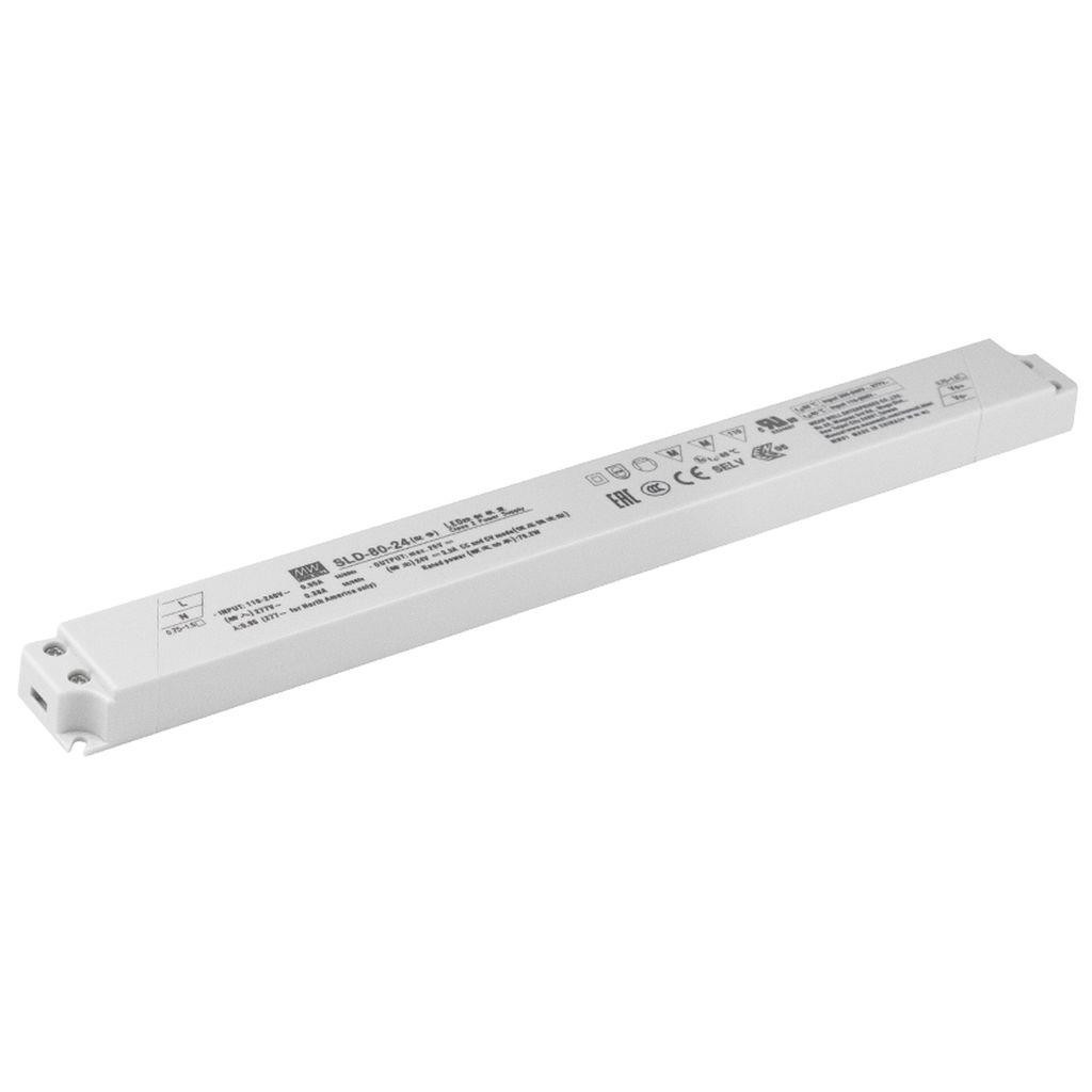 Mean well SLD-80 Ac-DC linear led driver mix mode (CV+CC) 60W 24V