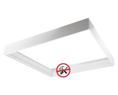 Megaman BERTO Panel Opbouwframe 60x60x7cm wit