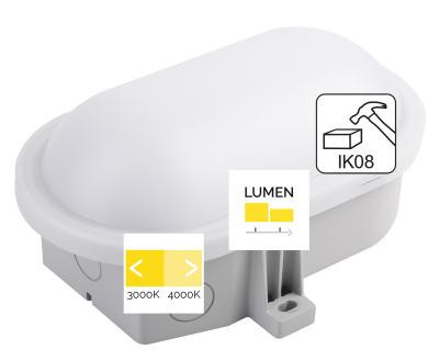 Megaman LED Bulley ODI Waterdicht Slagvast Odi Bulley 4.5/7.5W 3/4K Megaman LED Bulley ODI Waterdicht Slagvast Odi Bulley 4.5/7.5W 3/4K