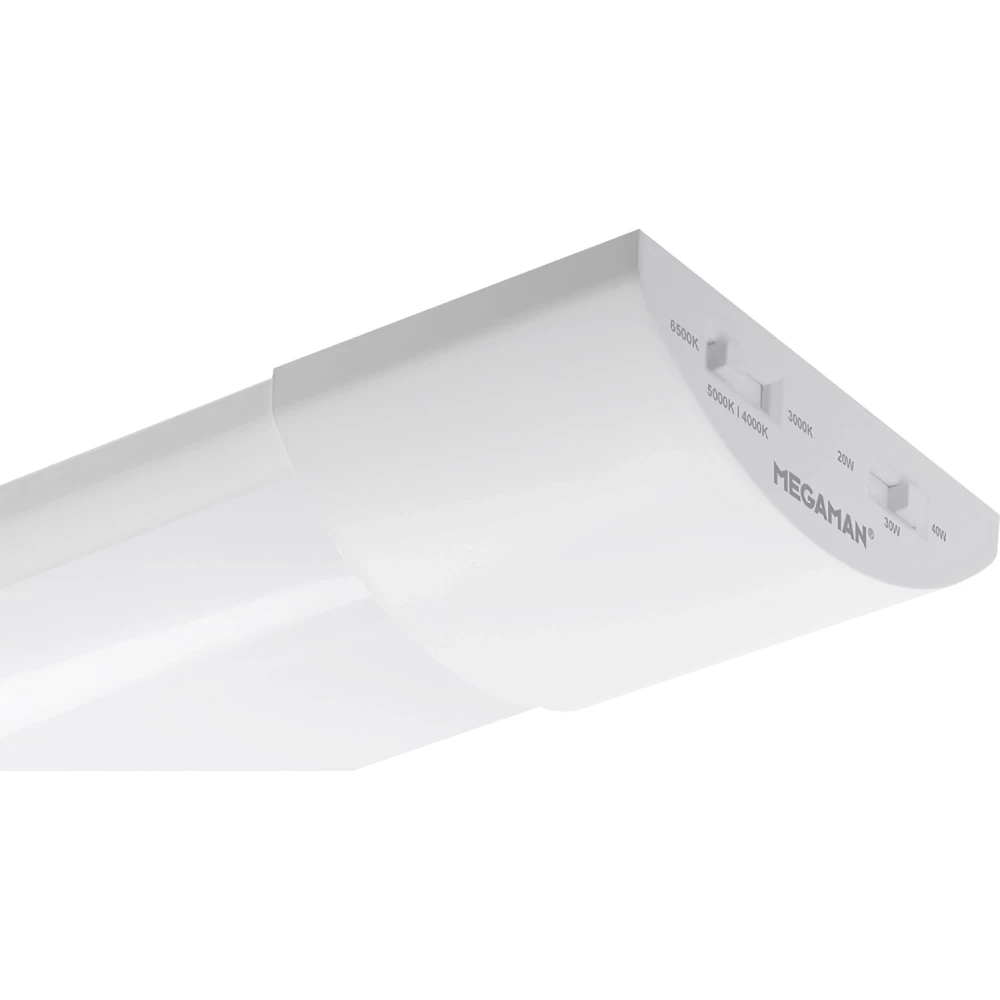 Megaman Tono montagebalk 3000 - 6500K 20W 1200 - 2400 600x75mm wit ip20