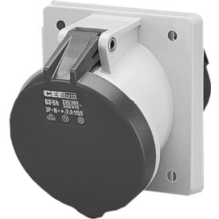 Mennekes Inbouwcontactdoos 63a 5P 6H 400V ip44 ta