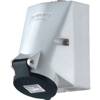 Mennekes Wandcontactdoos 32a 4P 7H 500V ip44