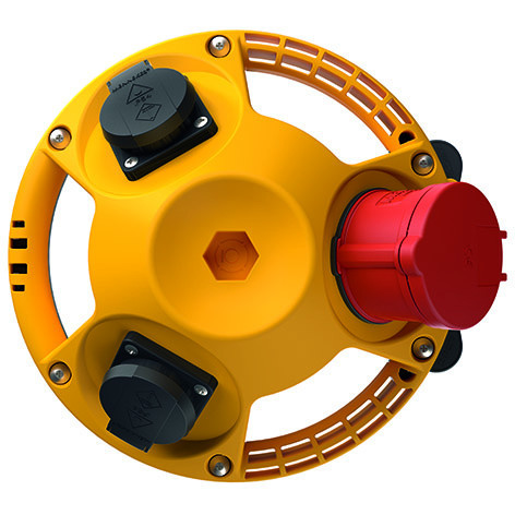 Mennekes 3 kraft geel