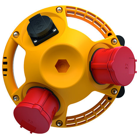 Mennekes 3 kraft geel