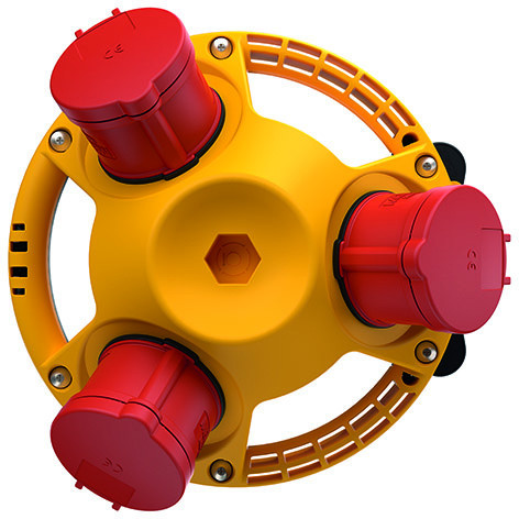 Mennekes 3 kraft geel