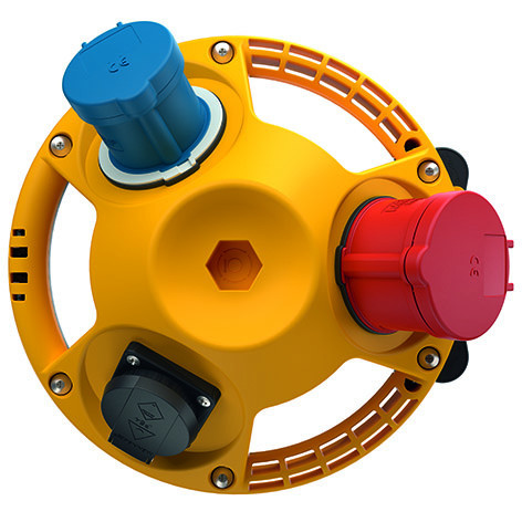 Mennekes 3 kraft geel