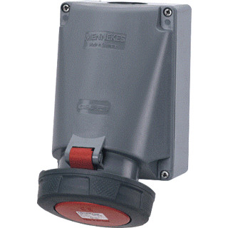 Mennekes WCD 63a 5P 6H 400V ip67 HW/VN amelan