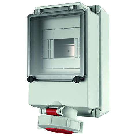 Mennekes WCD 32a 5P 6H 400V ip67 + rail