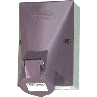 Mennekes Wandcontactdoos 16a 2P 25V ip44