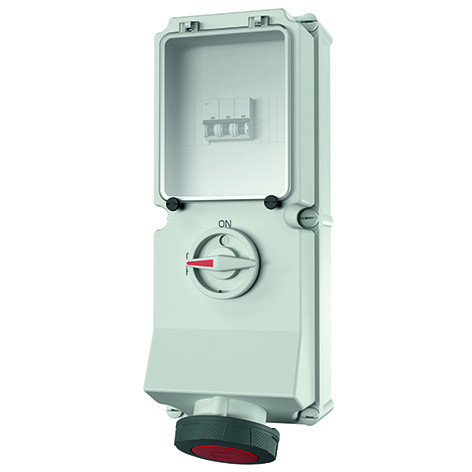 Mennekes WCD 63a4p 6H400V ip67 duo VV autom.