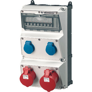 Mennekes 930050 1xcee 32a 1x16a 2xschu. ip44