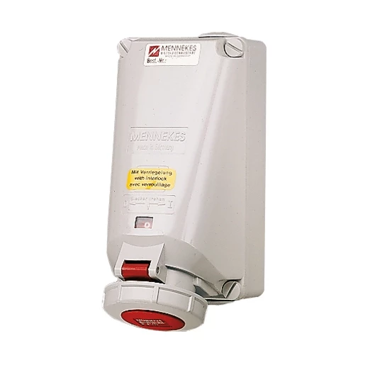 Mennekes Afschakelbaar en vergrendeld WCD 16a 5P 6H 400V ip55 dodsch vergr.