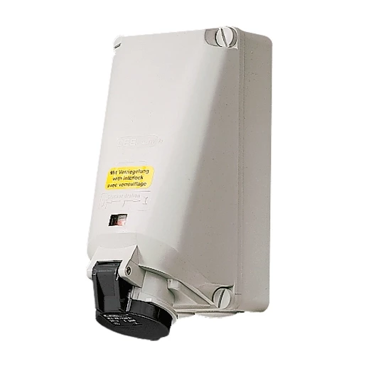 Mennekes Afschakelbaar en vergrendeld WCD 32a 4P 7H 500V ip44 dodsch vergr.