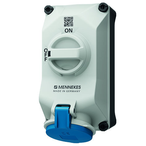 Mennekes Afschakelbare wandcontactdozen WCD 32a 5P 9H 230V ip44 duo