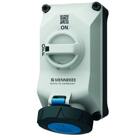 Mennekes Afschakelbare wandcontactdozen WCD 32a 5P 9H 230V ip67 duo