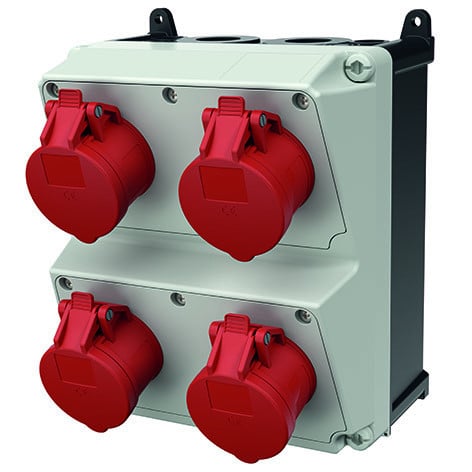 Mennekes AMAXX® Amaxx Contactdoos combinatie 2 modules