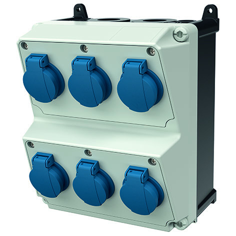 Mennekes AMAXX Amaxx Contactdoos Combinatie 2 Modules 920028 Kopen 