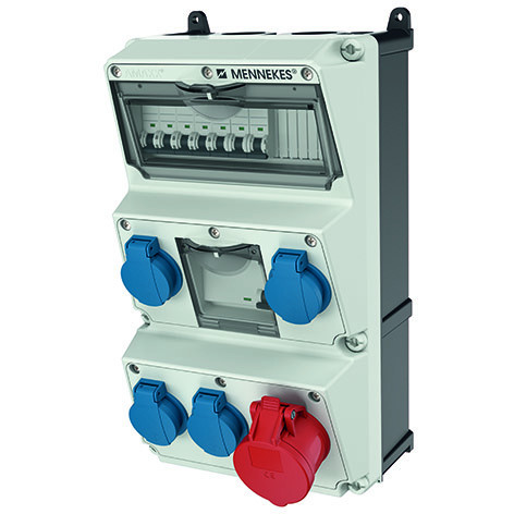 Mennekes AMAXX® Amaxx Contactdoos combinatie 3 modules