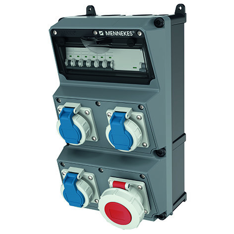 Mennekes AMAXX Amaxx Contactdoos Combinatie 3 Modules 930027 Kopen 