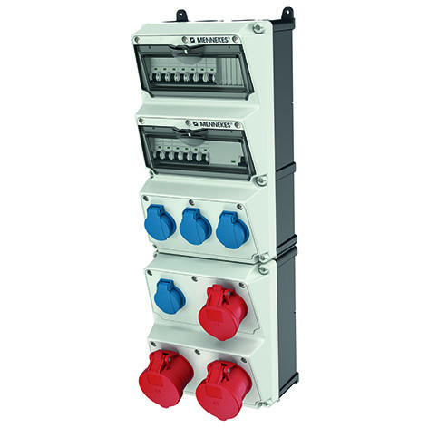 Mennekes AMAXX® Amaxx Contactdoos combinatie 5 modules