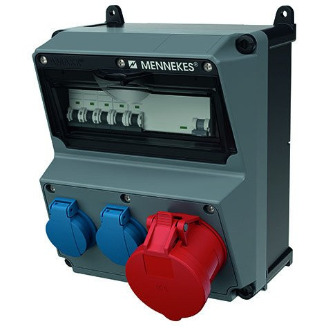 Mennekes Amaxx contactdoos combinatie 2 modules