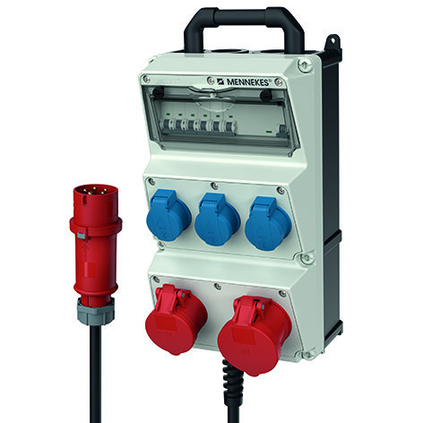 Mennekes Amaxx contactdoos combinatie 3 modules