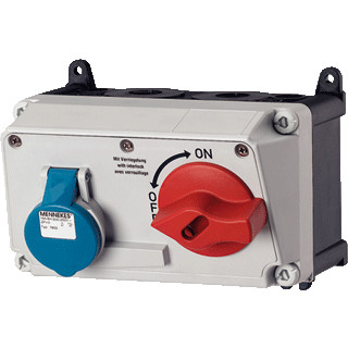Mennekes WCD amaxx 16a3p 6H230V ip44 duo
