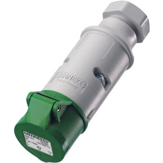 Mennekes Koppelc. stop 32a3p 4H50V100-200HZ ip44