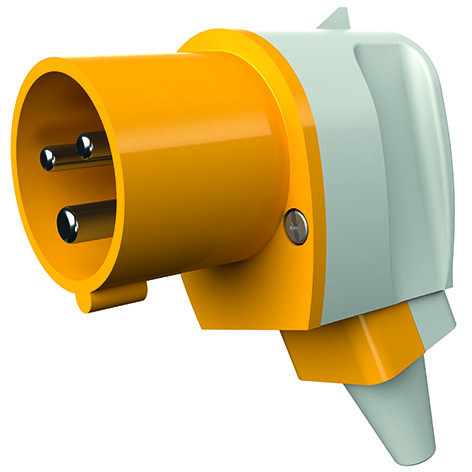 Mennekes Haakse contactstop 16a 3P 4H 110V ip44