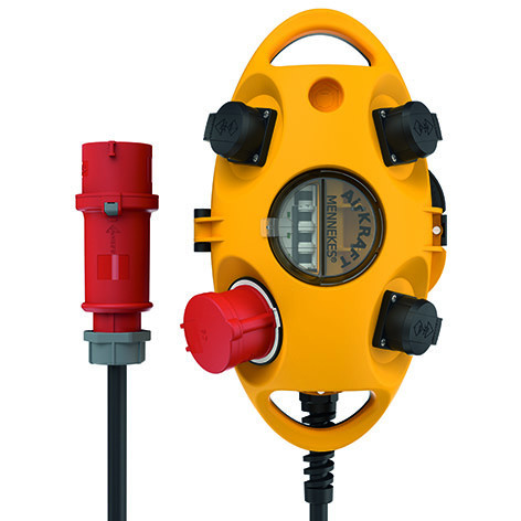 Mennekes Combinatie airkraft geel