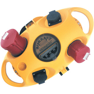 Mennekes Combinatie airkraft geel